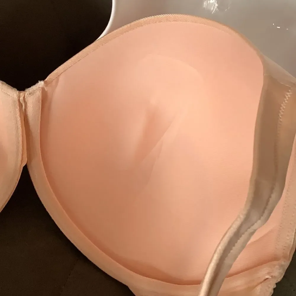 Lane Bryant Cacique Bra Lightly Lined Full Coverage Light Peach 42DDD